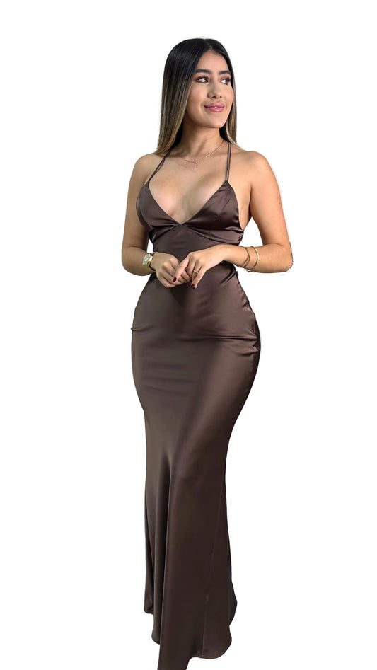 Vestido Café