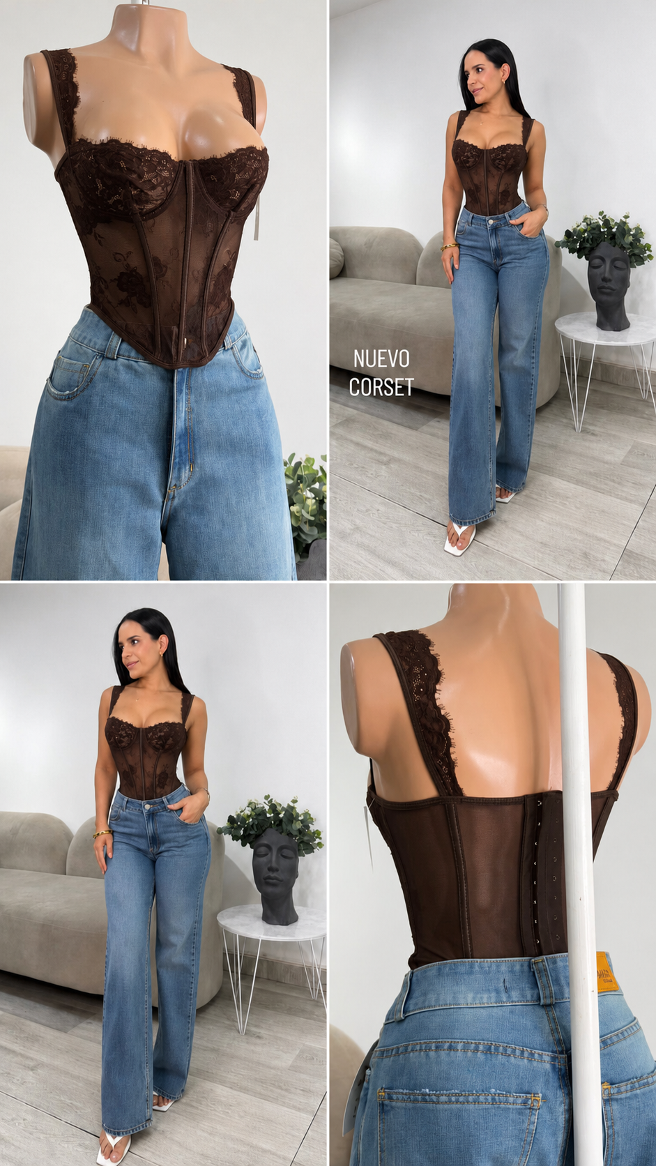 Corset Bordado