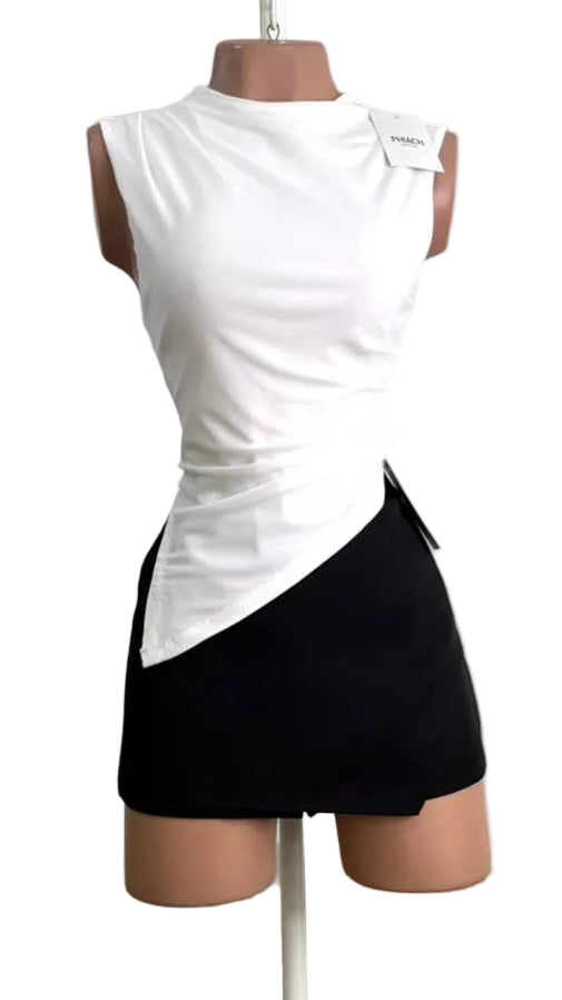 Falda Short Negra